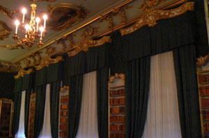 Giltwood pelmets wrest park