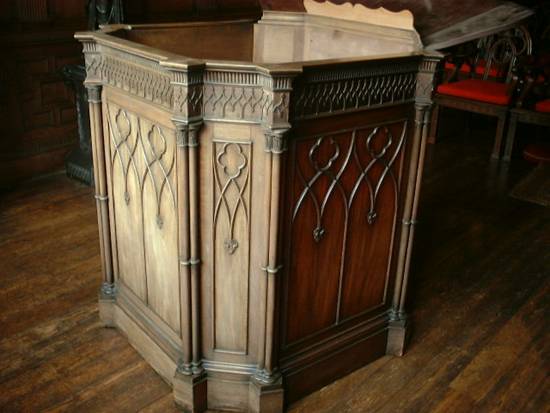 Box Lectern UV bleaching