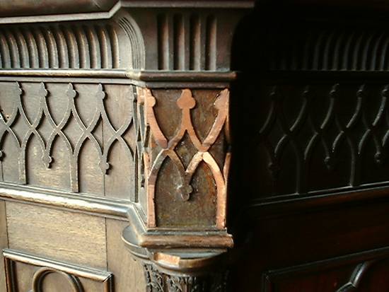wooden Losses spliced in