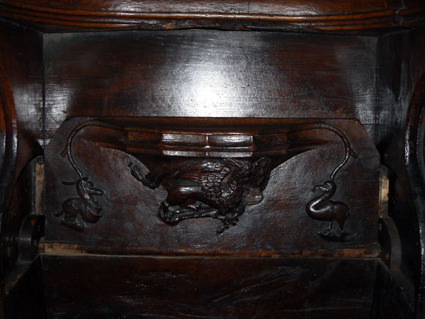 Church Misericord restoration and repair